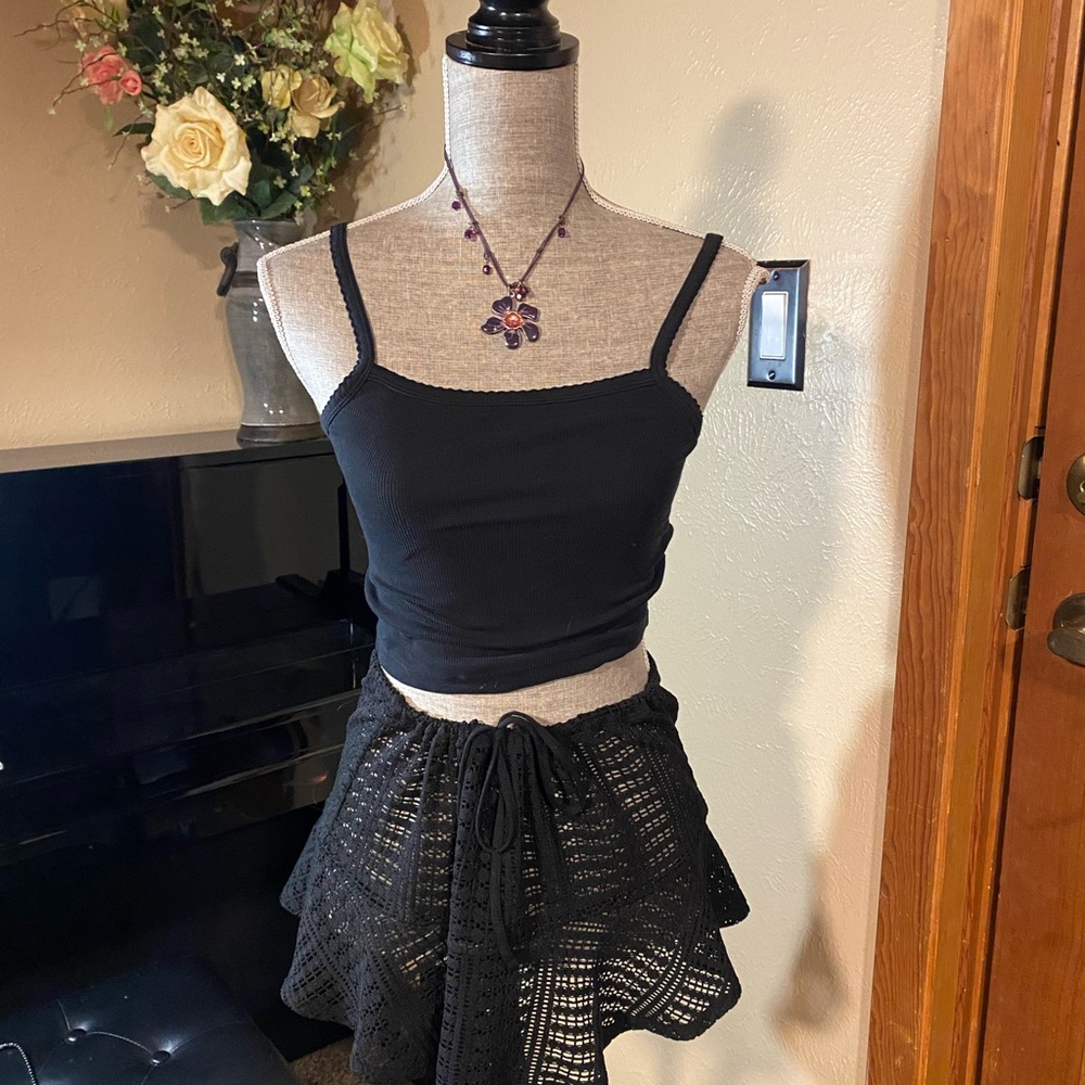Black Lace Skirt